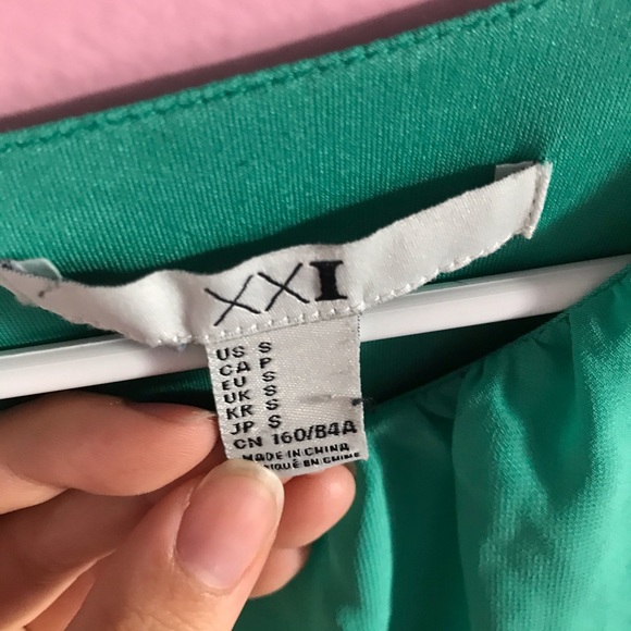 Teal Forever 21 dress - Picture 6 of 6